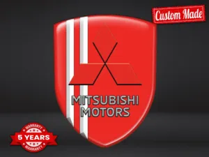 Mitsubishi Emblema Auto Max Resistente Elegante Pro